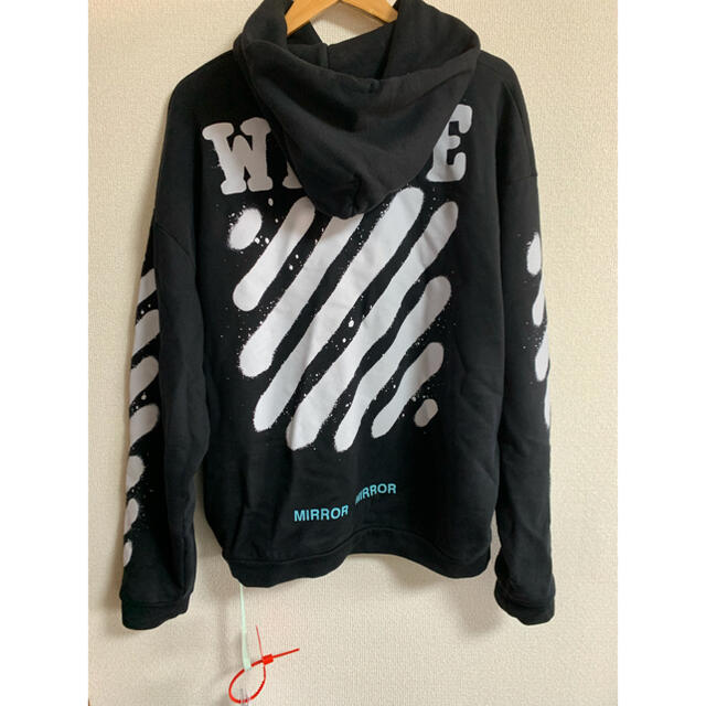 off-white スプレーペイント　パーカー