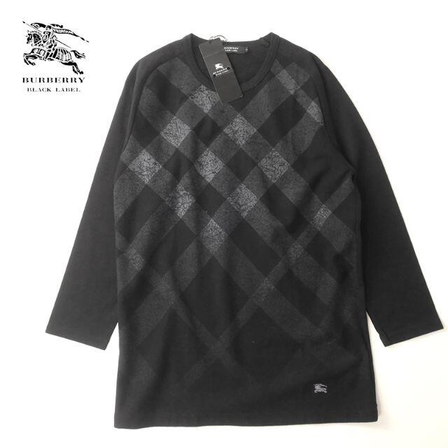 BURBERRY BLACK LABEL(バーバリーブラックレーベル)の未使用 BURBERRY BLACKLABEL 7分袖ライトスウェットシャツ メンズのトップス(Tシャツ/カットソー(七分/長袖))の商品写真
