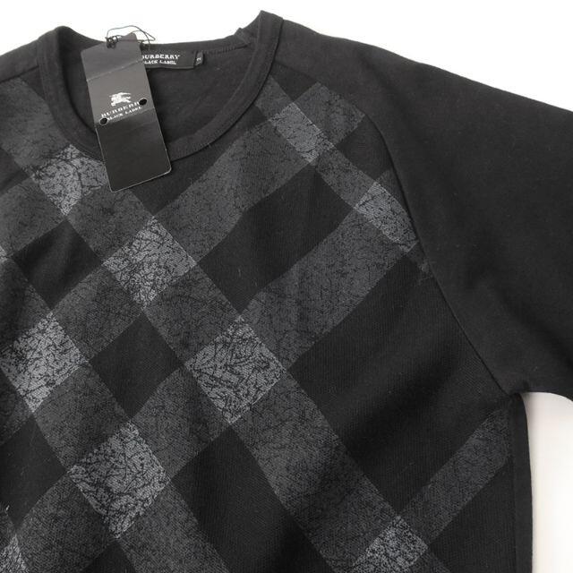 BURBERRY BLACK LABEL(バーバリーブラックレーベル)の未使用 BURBERRY BLACKLABEL 7分袖ライトスウェットシャツ メンズのトップス(Tシャツ/カットソー(七分/長袖))の商品写真