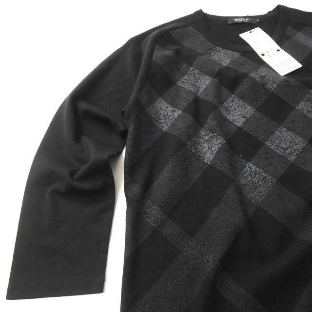 BURBERRY BLACK LABEL(バーバリーブラックレーベル)の未使用 BURBERRY BLACKLABEL 7分袖ライトスウェットシャツ メンズのトップス(Tシャツ/カットソー(七分/長袖))の商品写真