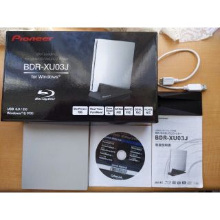 パイオニア(Pioneer)の【ジャンク品】Pioneer　BD/DVD/CDライター　BDR-XU03J(PC周辺機器)