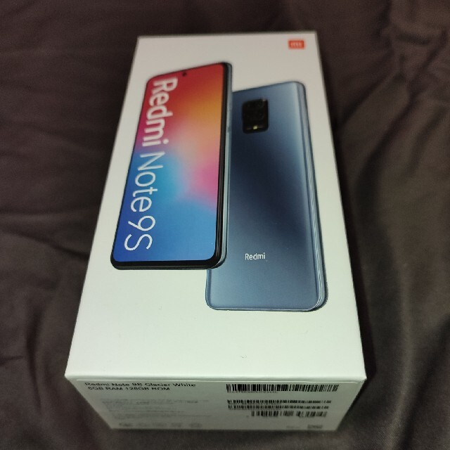 ★新品未開封 Xiaomi Redmi Note 9S 6GB 128GB 白