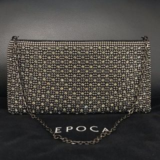 エポカ(EPOCA)のEPOCAエポカ ラインストーンビジュークラッチチェーンハンドルパーティーバッグ(クラッチバッグ)