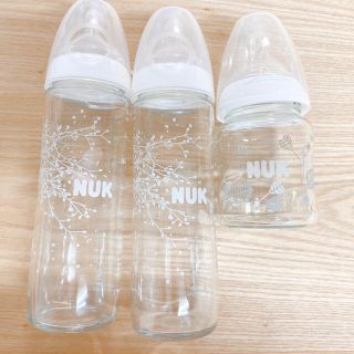 アカチャンホンポ(アカチャンホンポ)のNUK 哺乳瓶 大小 3本セット (哺乳ビン)