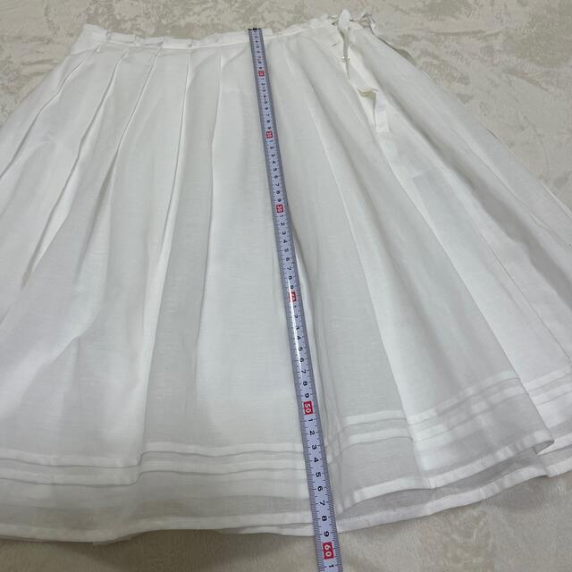 COMME CA ISM(コムサイズム)の白いスカート レディースのスカート(ひざ丈スカート)の商品写真