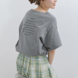 アーバンリサーチ(URBAN RESEARCH)のURBAN RESEARCH Sonny LabelバックプリントルーズTシャツ(カットソー(半袖/袖なし))