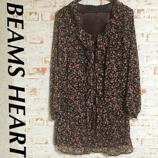 ビームス(BEAMS)の美品 BEAMSHEART ワンピ(ミニワンピース)