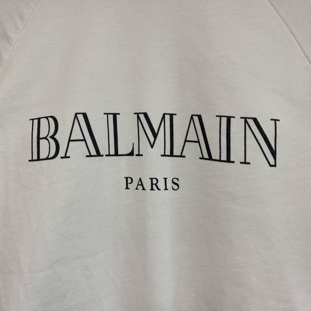 BALMAIN(バルマン)のバルマン BALMAIN ロンT ホワイト 34サイズ 正規品 レディースのトップス(Tシャツ(長袖/七分))の商品写真