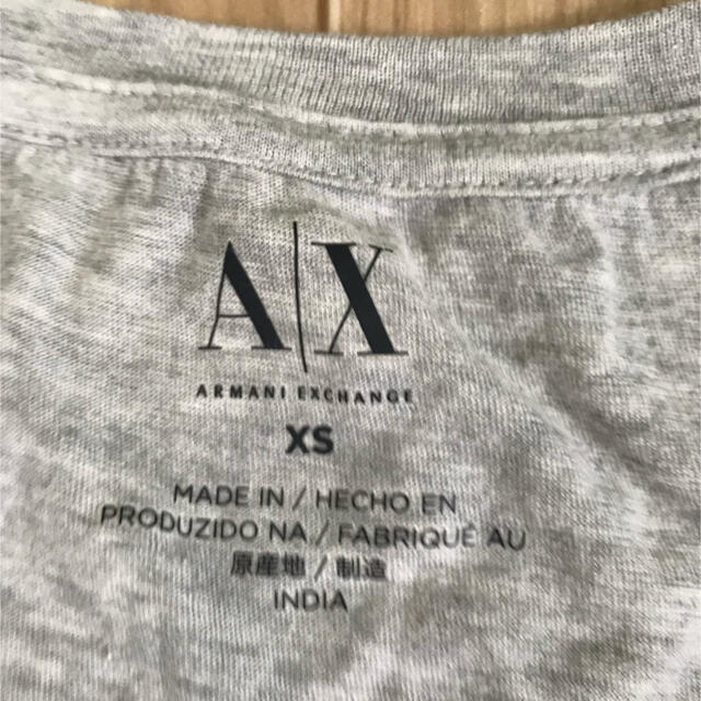 ARMANI EXCHANGE(アルマーニエクスチェンジ)のARMANI EXCHANGE　半袖vネック　xsサイズ メンズのトップス(Tシャツ/カットソー(半袖/袖なし))の商品写真