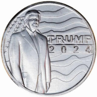 限定版 最終値下げ！　2020年アメリカ大統領選フリップ銀貨　1オンス　PF70 アンティーク/コレクション