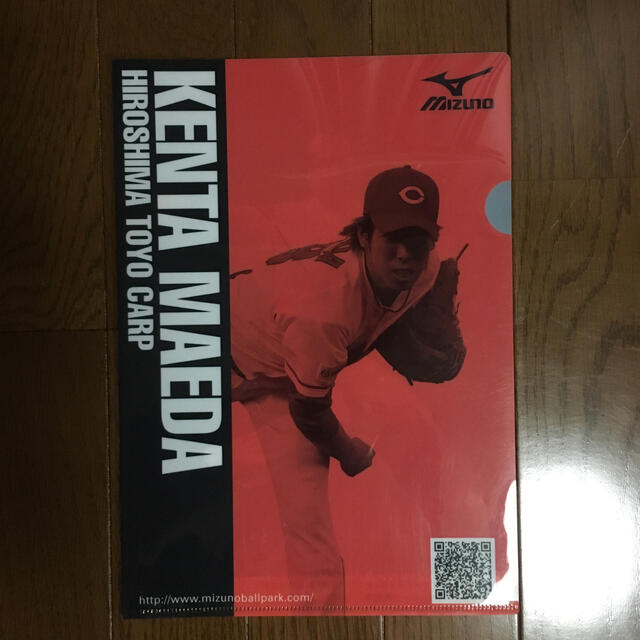 MIZUNO(ミズノ)のマエケンさん  クリアファイル エンタメ/ホビーのタレントグッズ(スポーツ選手)の商品写真