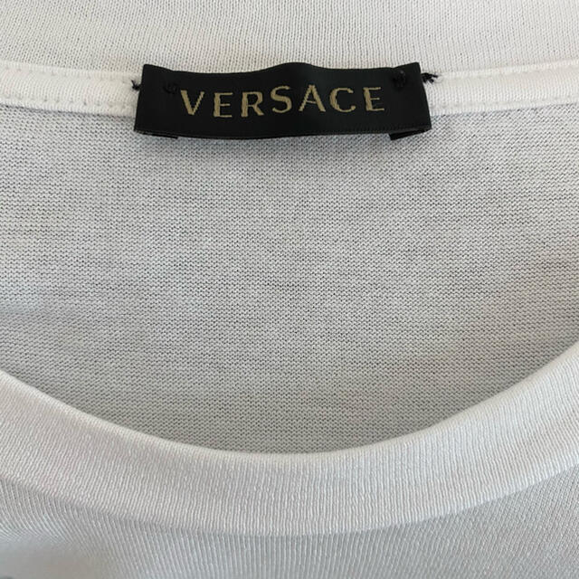 VERSACE(ヴェルサーチ)のヴェルサーチ VERSACE Tシャツ ホワイト 36サイズ 正規品 レディースのトップス(Tシャツ(半袖/袖なし))の商品写真