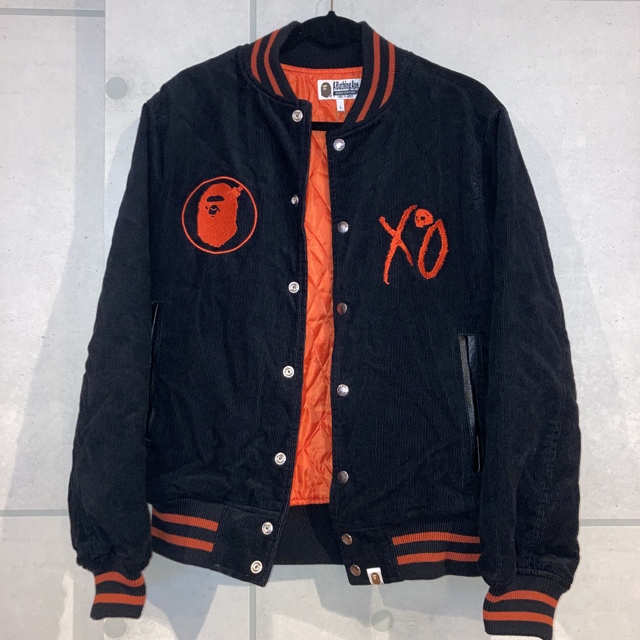 【M】BAPE × XO THE WEEKEND VARSITY スタジャン