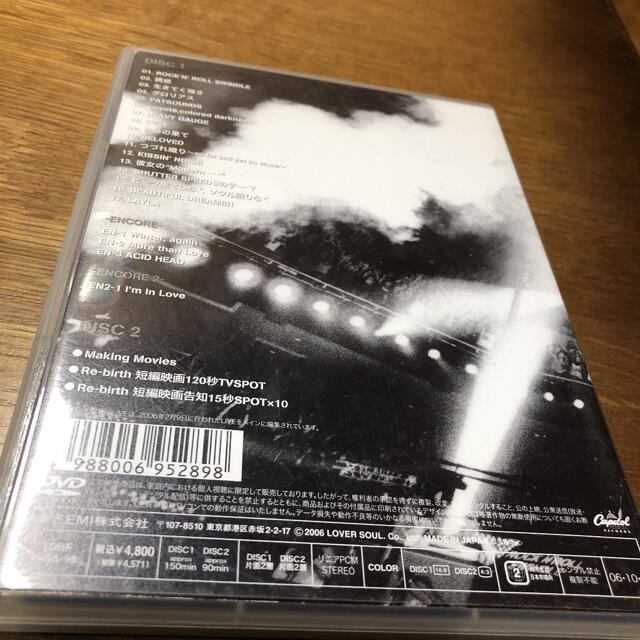 GLAY/Re-birth～ROCK'N'ROLL SWINDLE at NI… エンタメ/ホビーのDVD/ブルーレイ(ミュージック)の商品写真