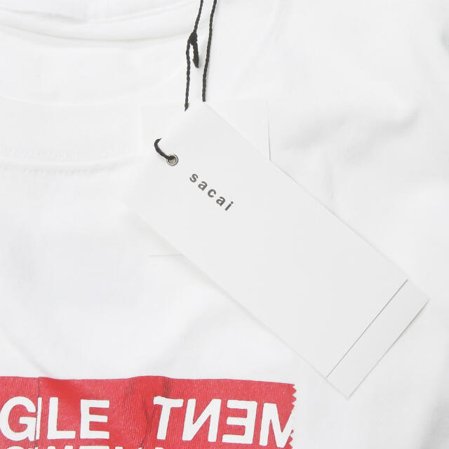 sacai x FRAGMENT DESIGN 19SS FRAGILＴシャツ