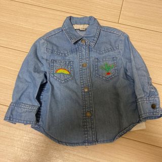 ステラマッカートニー(Stella McCartney)のステラマッカートニー　デニムシャツニット帽セット(シャツ/カットソー)