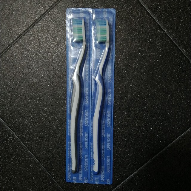 Amway(アムウェイ)のAmway 歯ブラシ  スプリーデント ２本セット  ブルー  グレー キッズ/ベビー/マタニティの洗浄/衛生用品(歯ブラシ/歯みがき用品)の商品写真