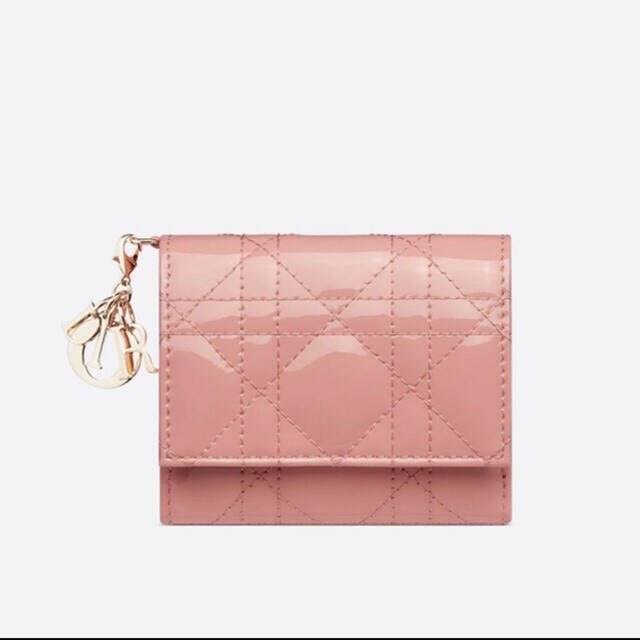 日本限定】LADY DIOR ロータスウォレット ペールイエロー | www