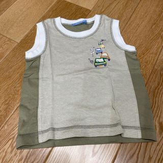 ファミリア(familiar)のファミリア　タンクトップ　90 車(Tシャツ/カットソー)