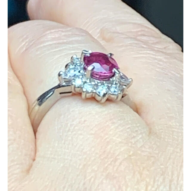 1ct❗️ルビー&ダイヤ　リング レディースのアクセサリー(リング(指輪))の商品写真