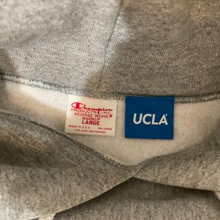 USA製 赤タグ チャンピオンリバースウィーブ パーカー UCLA ネイビー