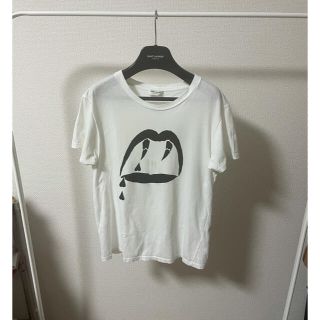 年末セール　SAINT LAURENT PARIS ブラッドルスターTシャツ