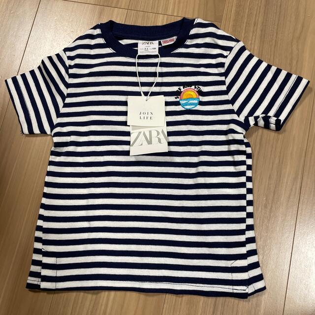 ZARA(ザラ)の【最終価格】新品•タグ付き☆ZARA 半袖Tシャツ キッズ/ベビー/マタニティのキッズ服男の子用(90cm~)(Tシャツ/カットソー)の商品写真