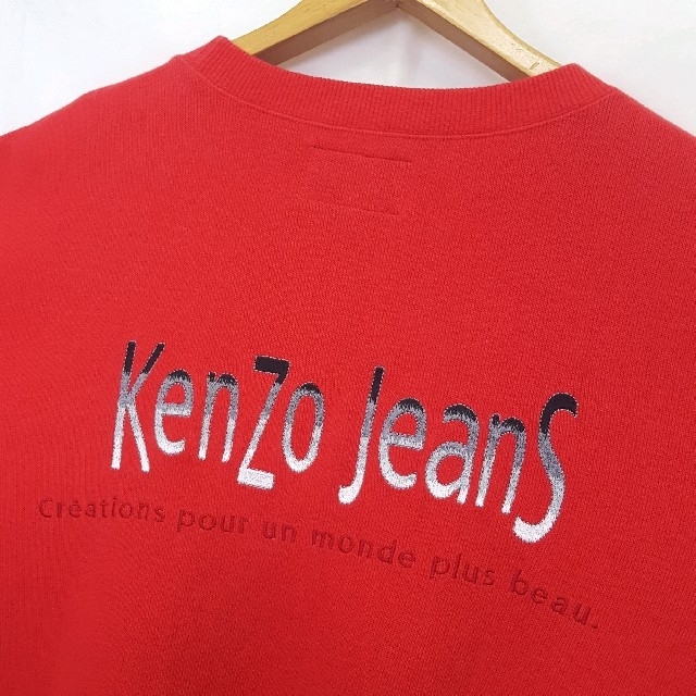 ★90s old KENZO JEANS 北斎タグ スウェット トレーナー