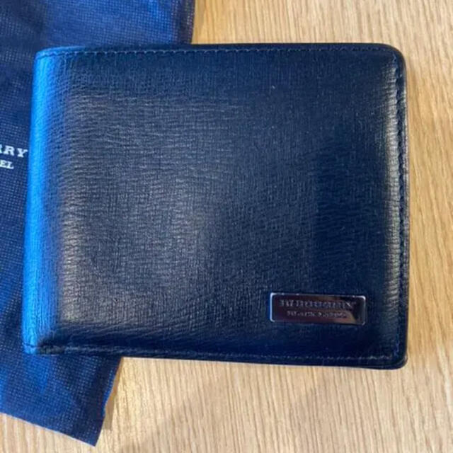 BURBERRY BLACK LABEL(バーバリーブラックレーベル)の美品BURBERRY折財布 メンズのファッション小物(折り財布)の商品写真