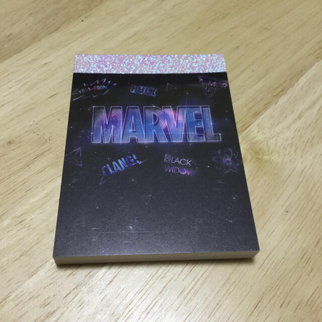 MARVEL(マーベル)のマーベル メモ 青  インテリア/住まい/日用品の文房具(ノート/メモ帳/ふせん)の商品写真