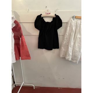 ミュウミュウ(miumiu)のmiumiu puff sleeve tops.(シャツ/ブラウス(半袖/袖なし))