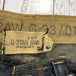 【G-STAR RAW】ジースターロウ ジーンズ イタリア製 G 33/01