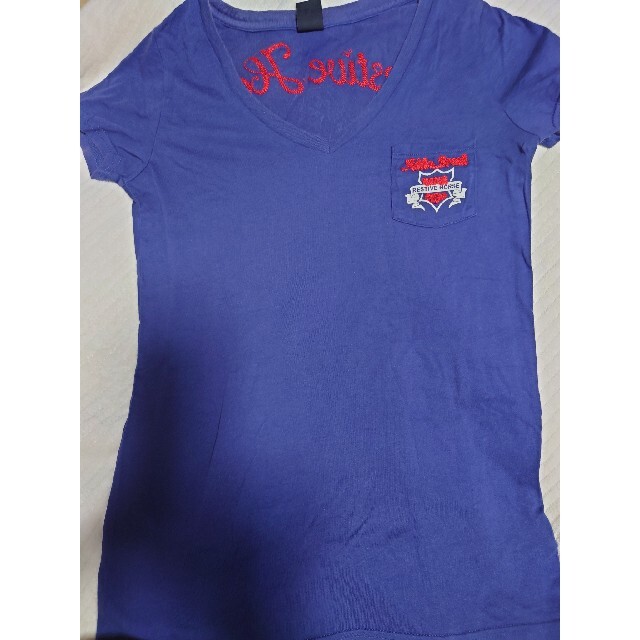 moussy(マウジー)のMOUSSY　Tシャツ（紺色） レディースのトップス(Tシャツ(半袖/袖なし))の商品写真