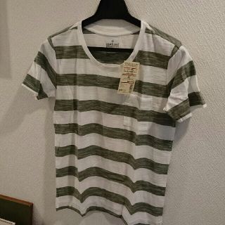 ムジルシリョウヒン(MUJI (無印良品))のボーダー Tシャツ 無印良品(Tシャツ(半袖/袖なし))