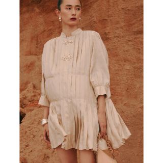 アメリヴィンテージ(Ameri VINTAGE)のAmeri vintage CHINA PLEATS BLOUSE(シャツ/ブラウス(長袖/七分))