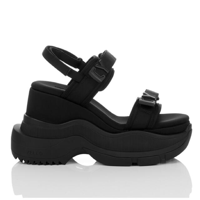 Yellow boots - YELLO TOKYO BLACK DOUBLE SNEAKER SANDALSの通販 by Yellow boots - YELLO TOKYO BLACK DOUBLE SNEAKER SANDALSの通販 by
