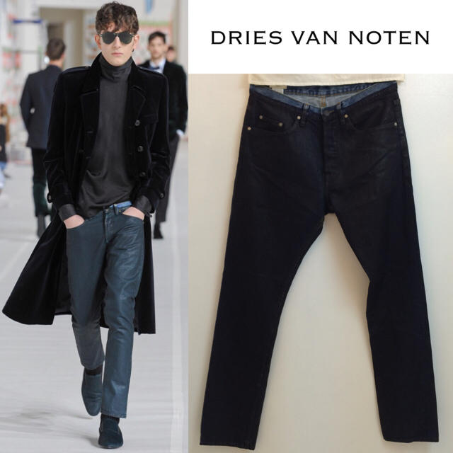 DRIES VAN NOTEN ドリスヴァンノッテン コーティングデニムパンツ | フリマアプリ ラクマ