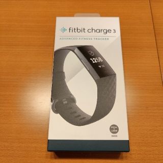 fitbit charge 3　Black/Graphite(トレーニング用品)