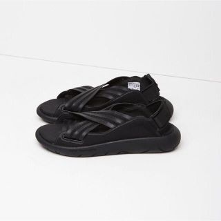 Y-3 QASA ELLE SANDAL BLACK 23.5cm