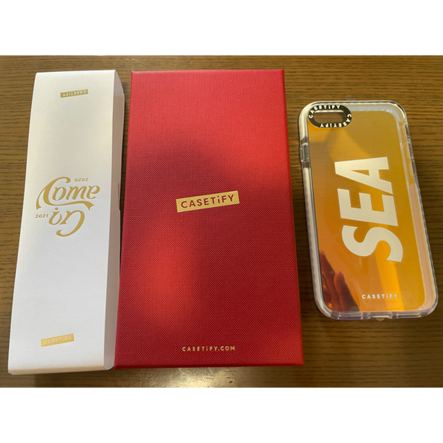 WIND AND SEA iPhone case ケース 7 8 RED 新品