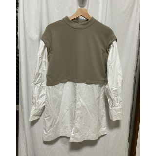 ザラ(ZARA)のシャツワンピース(ミニワンピース)