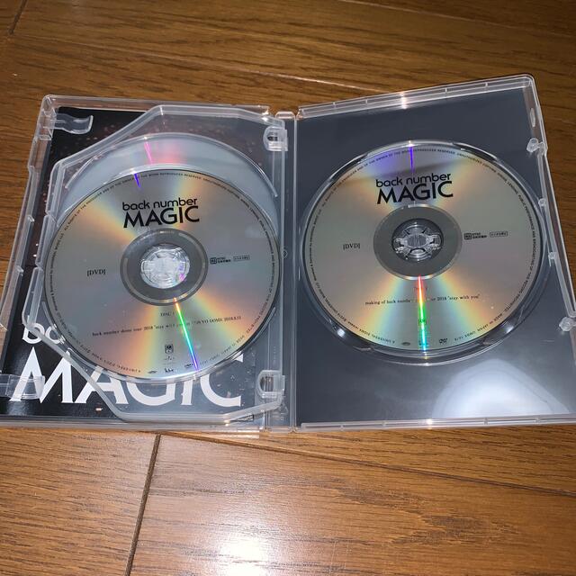 BACK NUMBER(バックナンバー)のMAGIC（初回限定盤A DVD） エンタメ/ホビーのCD(ポップス/ロック(邦楽))の商品写真