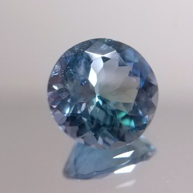 幅広type 鑑別書付き◇高品質 2.186ct バイカラー 非加熱 タンザナイト