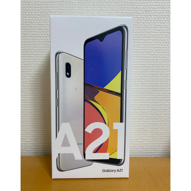 Galaxy A21 SCV49 White   64GBスマートフォン/携帯電話