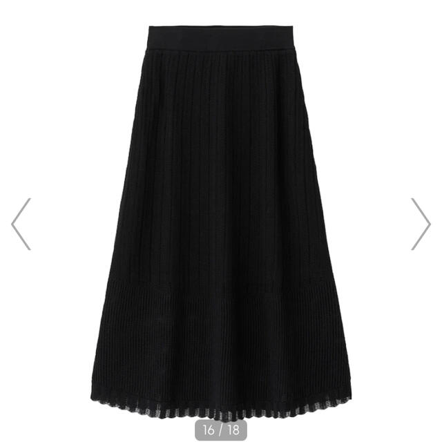 GU(ジーユー)の【GU】透かし編みニットスカートZ+E レディースのスカート(ロングスカート)の商品写真