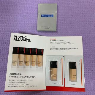 シセイドウ(SHISEIDO (資生堂))の資生堂　ファンデーションのサンプルとサンスクリーンペーパーパウダー(ファンデーション)