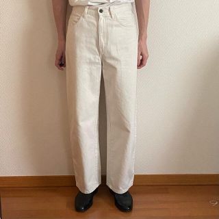 ユニクロ(UNIQLO)のUNIQLO U ワイドフィットカーブパンツ(デニム/ジーンズ)