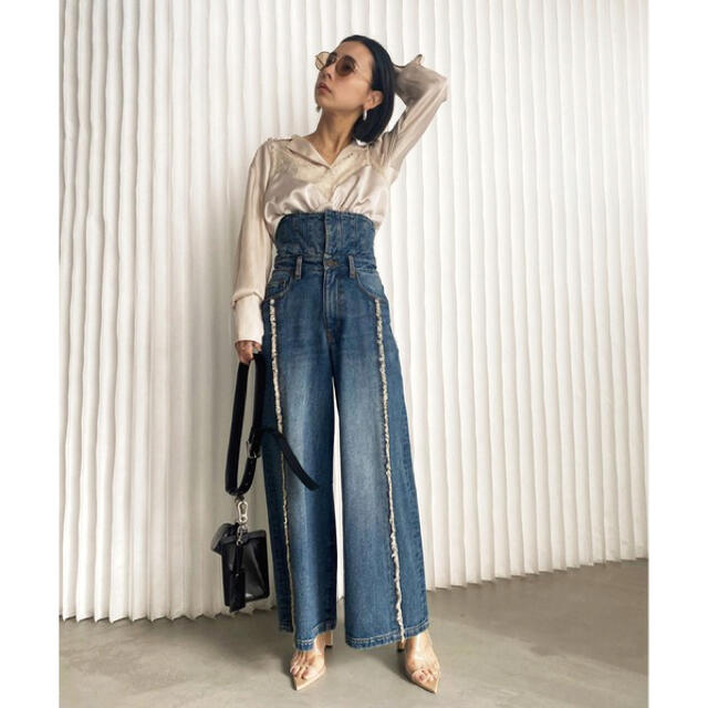 HIGH WAIST CONVERSION DENIMレディース