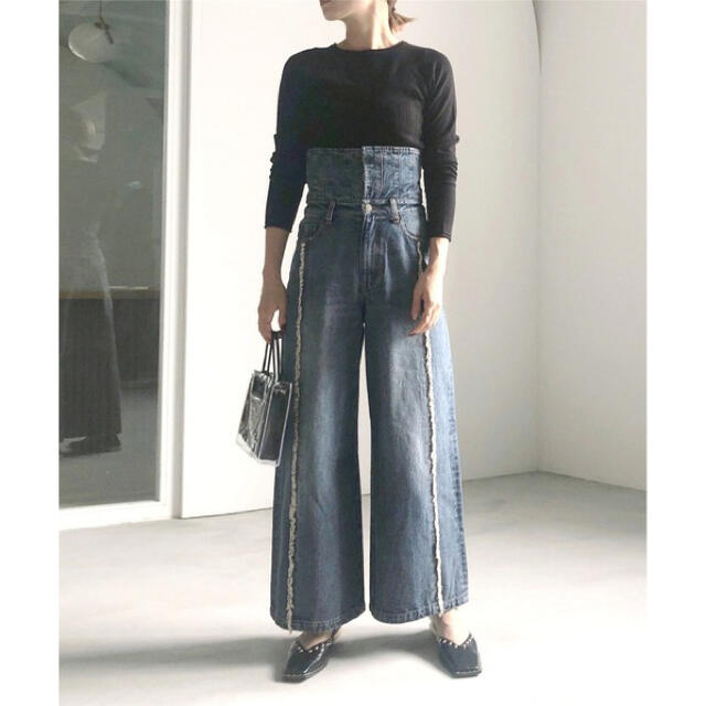 HIGH WAIST CONVERSION DENIM 6