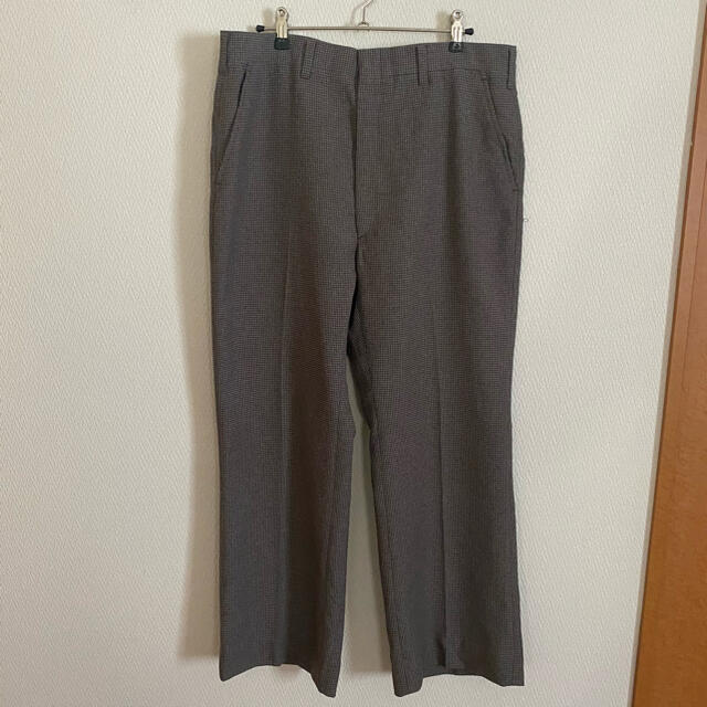 70s vintage check flare slacks メンズのパンツ(スラックス)の商品写真